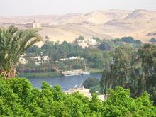 Tratto del fiume Nilo ad Aswan